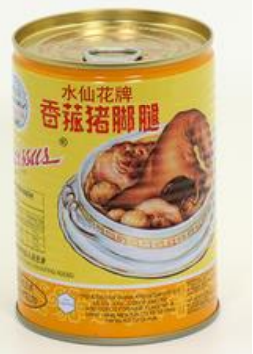 Canned Pork Leg With Mushroom