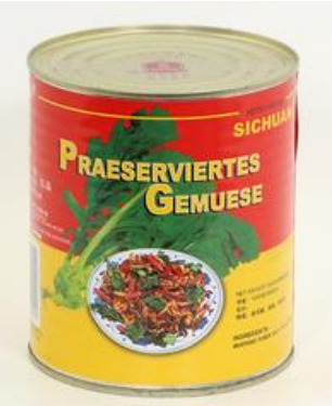 Canned Preserved Vegetable