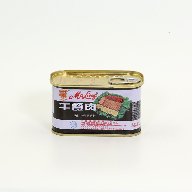 CANNED PORK LUNCHEON MEAT(LITHOGRAPHED TIN)(198G)